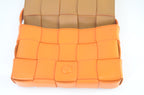 Bottega Veneta Intrecciato Camera Bag Umhängetasche Leder Orange