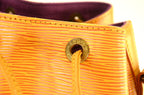 Louis Vuitton Petit Noé Epi Leder Gelb