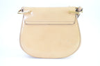Chloé Drew Bijou Schultertasche Leder Beige
