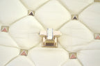 Valentino Garavani Rockstud Spike Shoulder Bag Light Ivory
