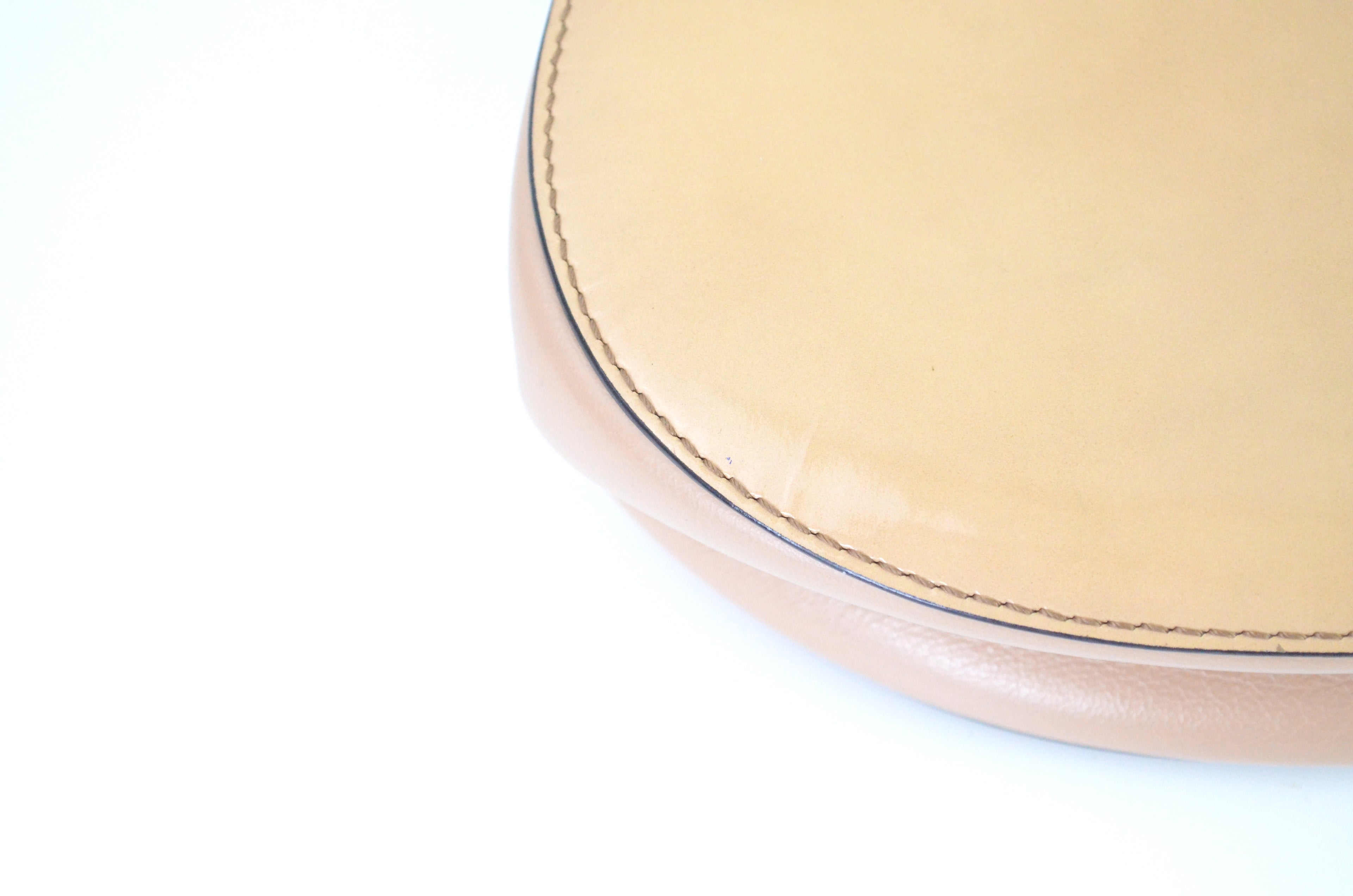 Chloé Drew Bijou Schultertasche Leder Beige