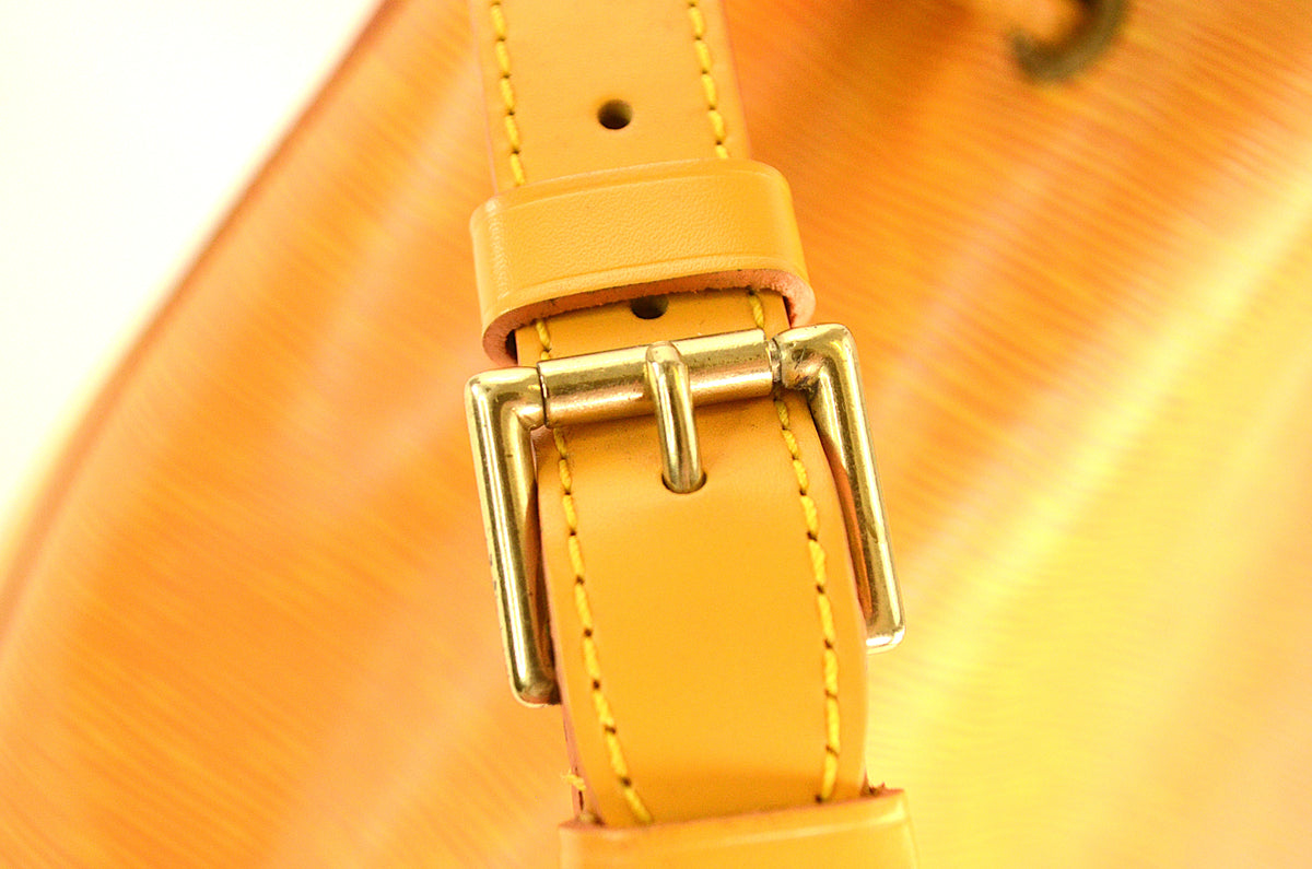 Louis Vuitton Petit Noé Epi Leder Gelb