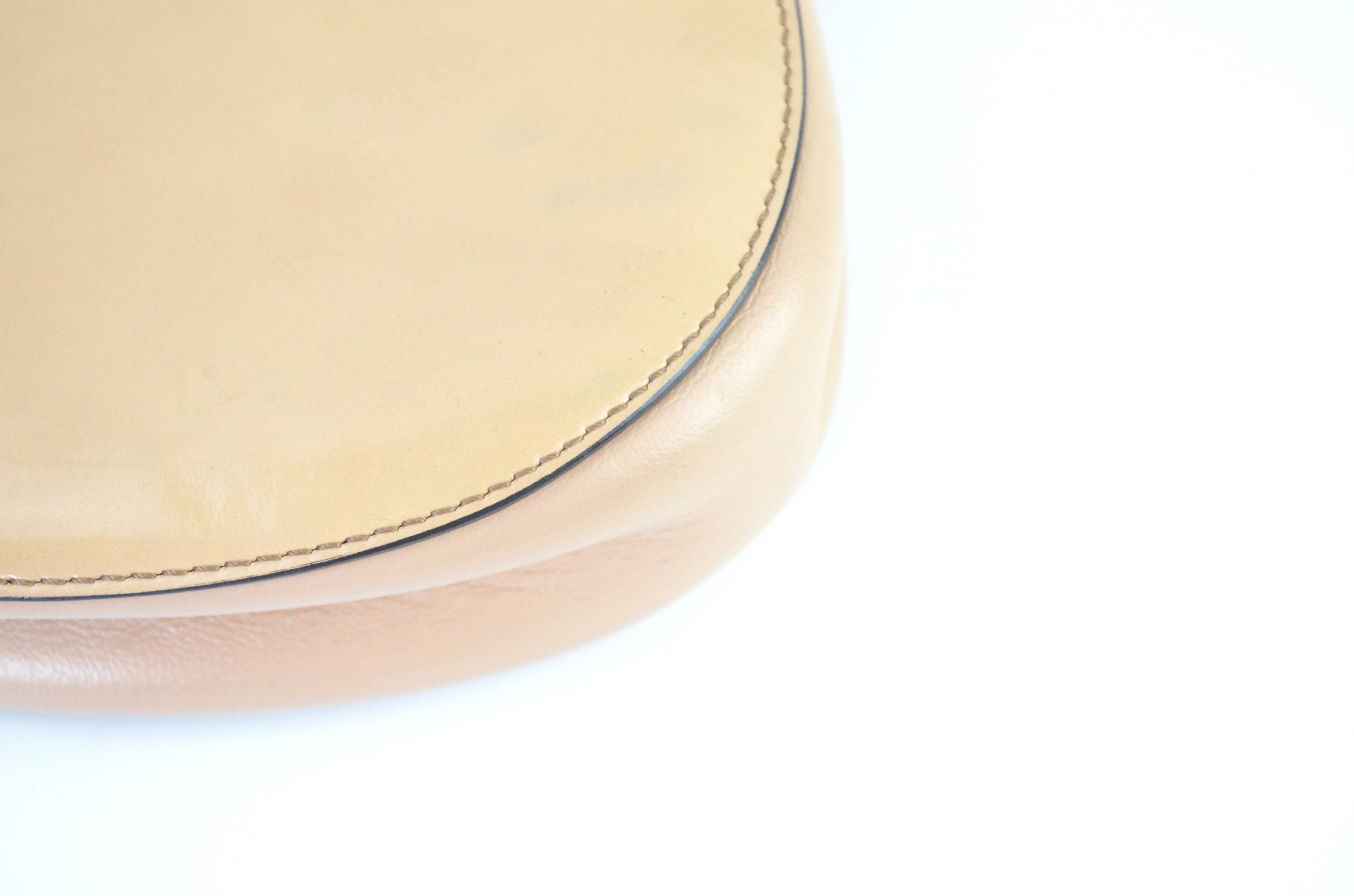 Chloé Drew Bijou Schultertasche Leder Beige