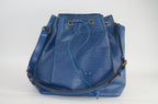 Louis Vuitton Petit Noé Epi Leder Toledo Blau
