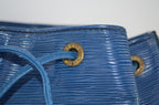 Louis Vuitton Petit Noé Epi Leder Toledo Blau