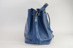 Louis Vuitton Petit Noé Epi Leder Toledo Blau