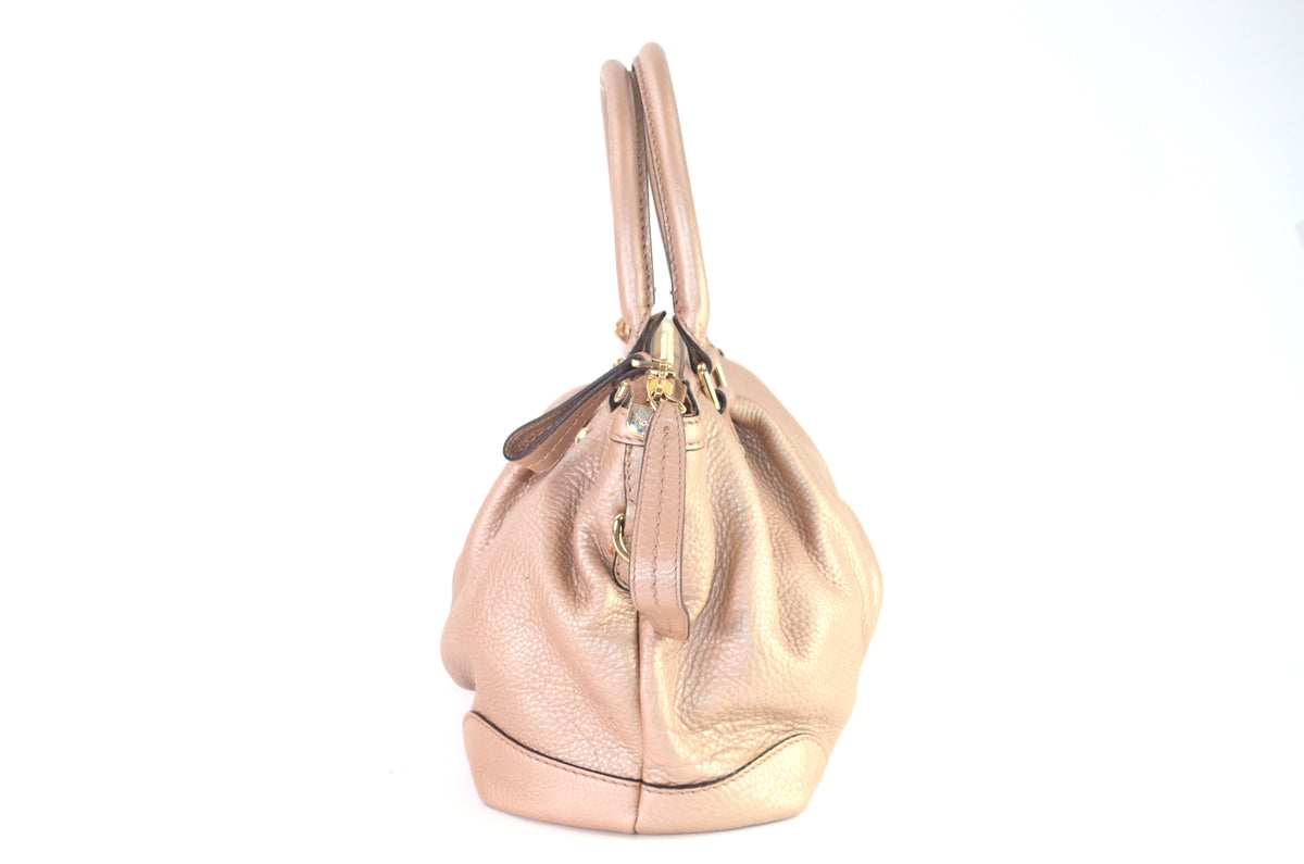 Gucci Sukey Medium Tote Leder Rose Beige