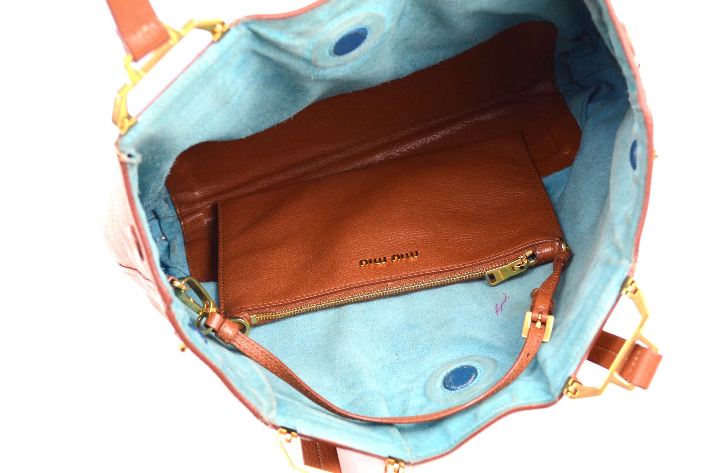Miu Miu Shopper braun