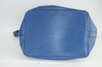 Louis Vuitton Petit Noé Epi Leder Toledo Blau