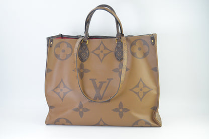 Louis Vuitton Onthego GM Monogram Reverse Giant