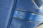 Louis Vuitton Petit Noé Epi Leder Toledo Blau