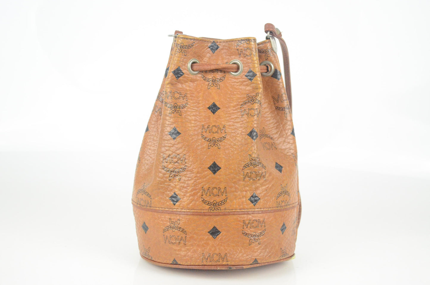 MCM Mini Drawstring Bucket Bag