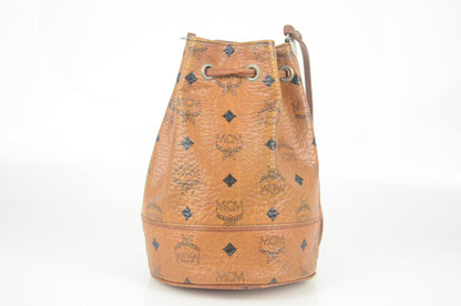 MCM Mini Drawstring Bucket Bag