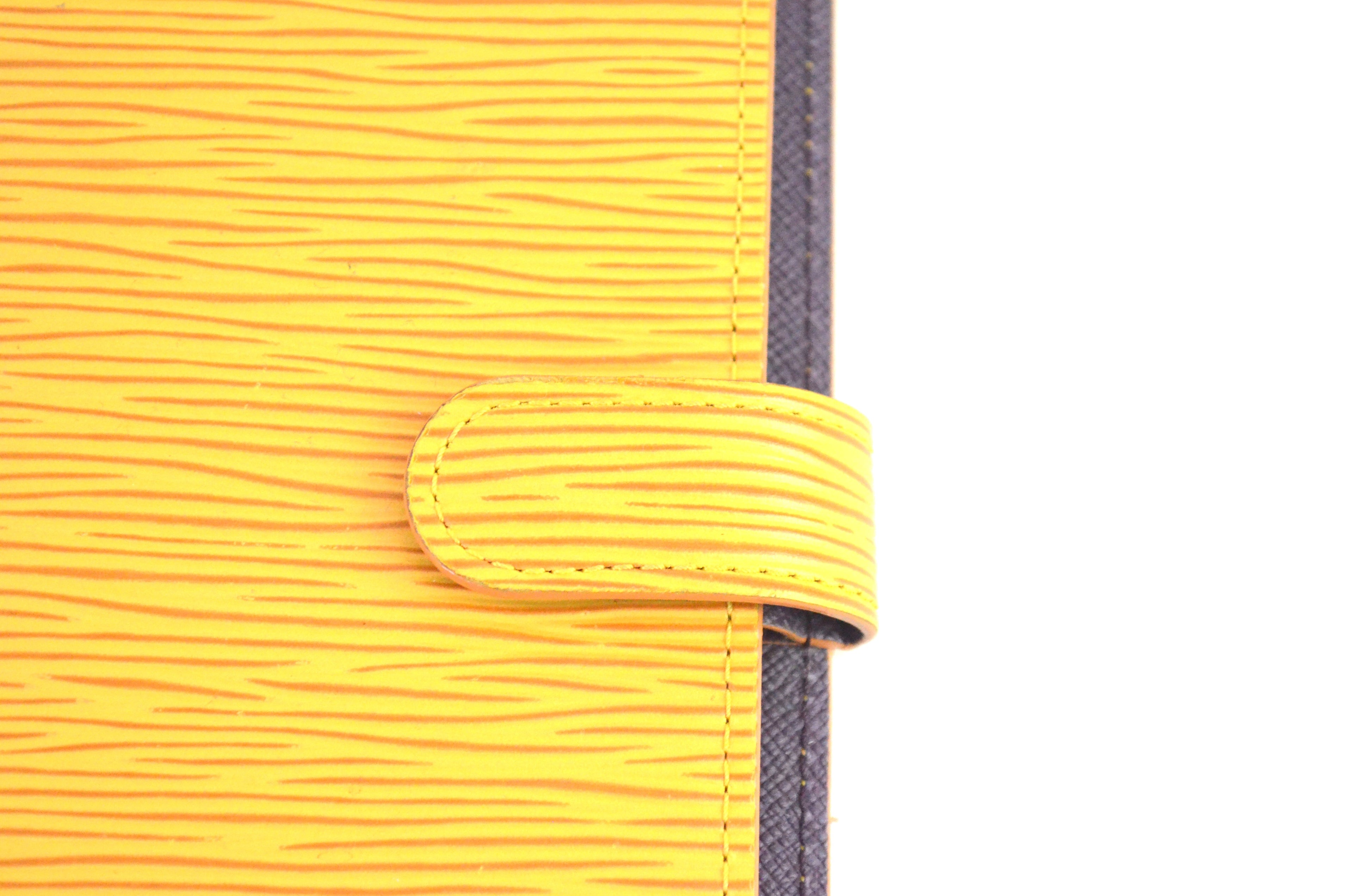 Louis Vuitton Agenda PM Kalenderhülle Epi Leder Gelb