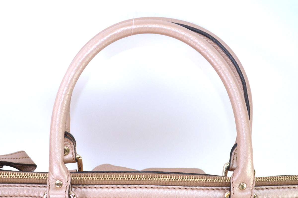 Gucci Sukey Medium Tote Leder Rose Beige