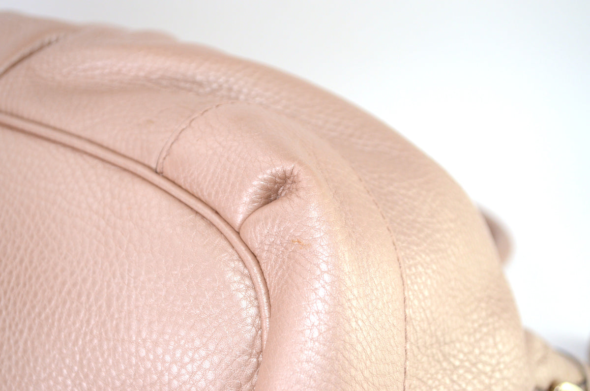 Gucci Sukey Medium Tote Leder Rose Beige