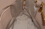 Miu Miu Madras Pushlock Tote Handtasche Leder Beige