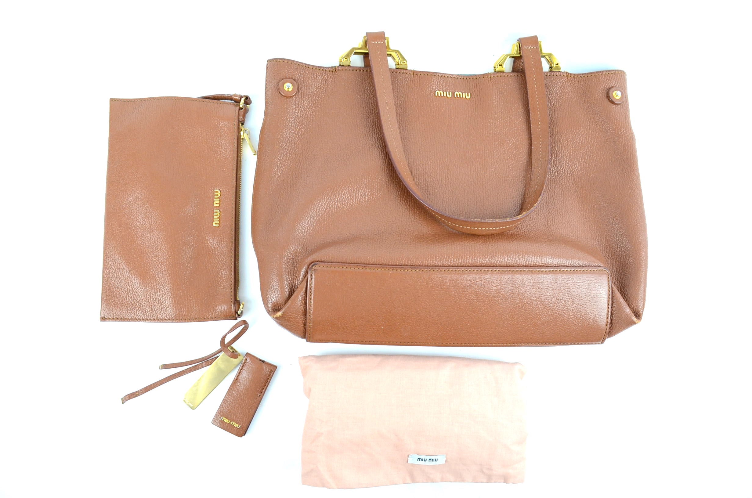 Miu Miu Shopper braun