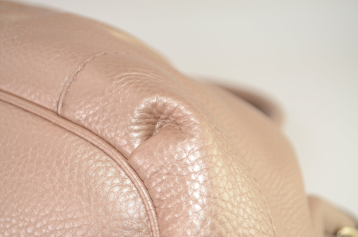 Gucci Sukey Medium Tote Leder Rose Beige