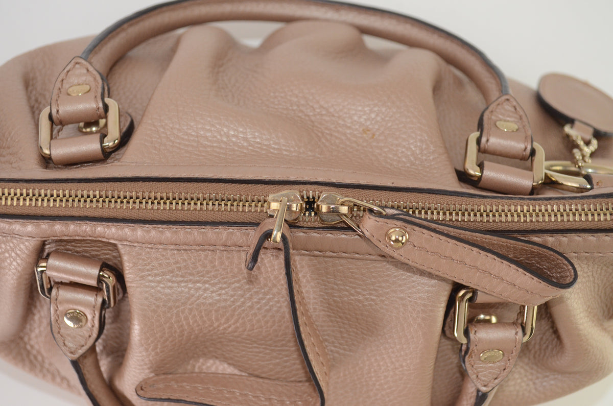 Gucci Sukey Medium Tote Leder Rose Beige