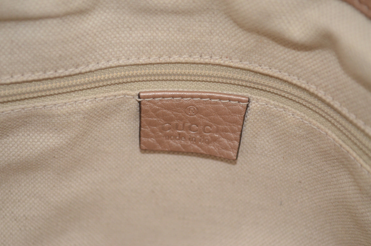 Gucci Sukey Medium Tote Leder Rose Beige