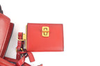 Prada Esplanade Handtasche Saffiano & City Calf Leder Rot