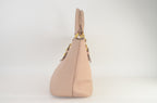 Miu Miu Madras Pushlock Tote Handtasche Leder Beige
