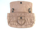 Prada Nappa Gaufre Small Chain Flap Bag Beige