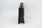 Gucci Sylvie Schultertasche Leder Schwarz mit Webstreifen