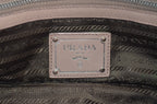 Prada Nappa Gaufre Small Chain Flap Bag Beige
