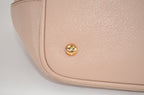 Miu Miu Madras Pushlock Tote Handtasche Leder Beige