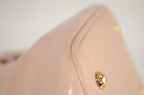 Miu Miu Madras Pushlock Tote Handtasche Leder Beige