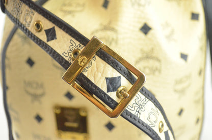 MCM Drawstring Bucket Bag