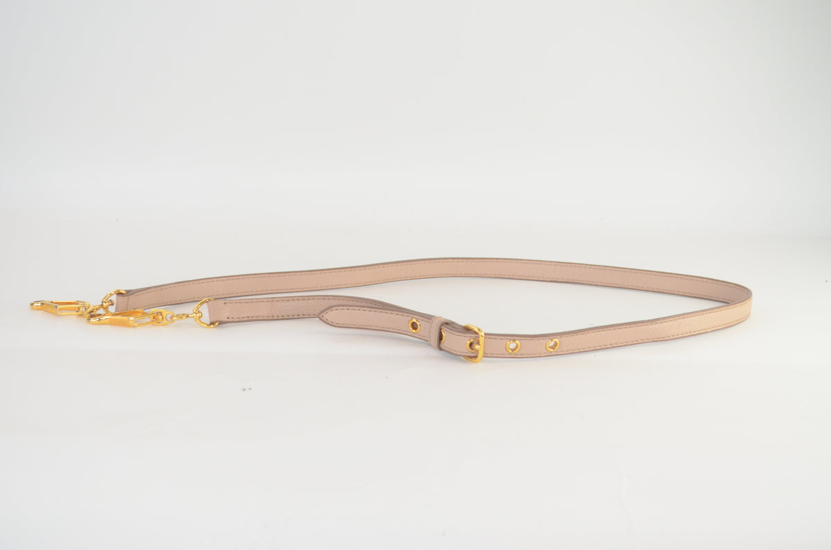 Miu Miu Madras Pushlock Tote Handtasche Leder Beige