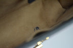 Gucci Sylvie Schultertasche Leder Schwarz mit Webstreifen