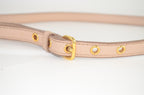 Miu Miu Madras Pushlock Tote Handtasche Leder Beige