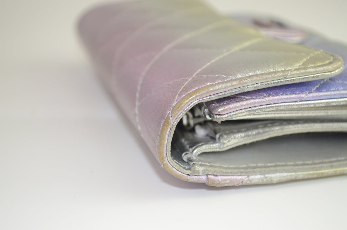 Chanel Gradient Metallic Flap Wallet