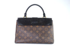 Louis Vuitton One Handle Flap Bag MM Monogram Schwarz