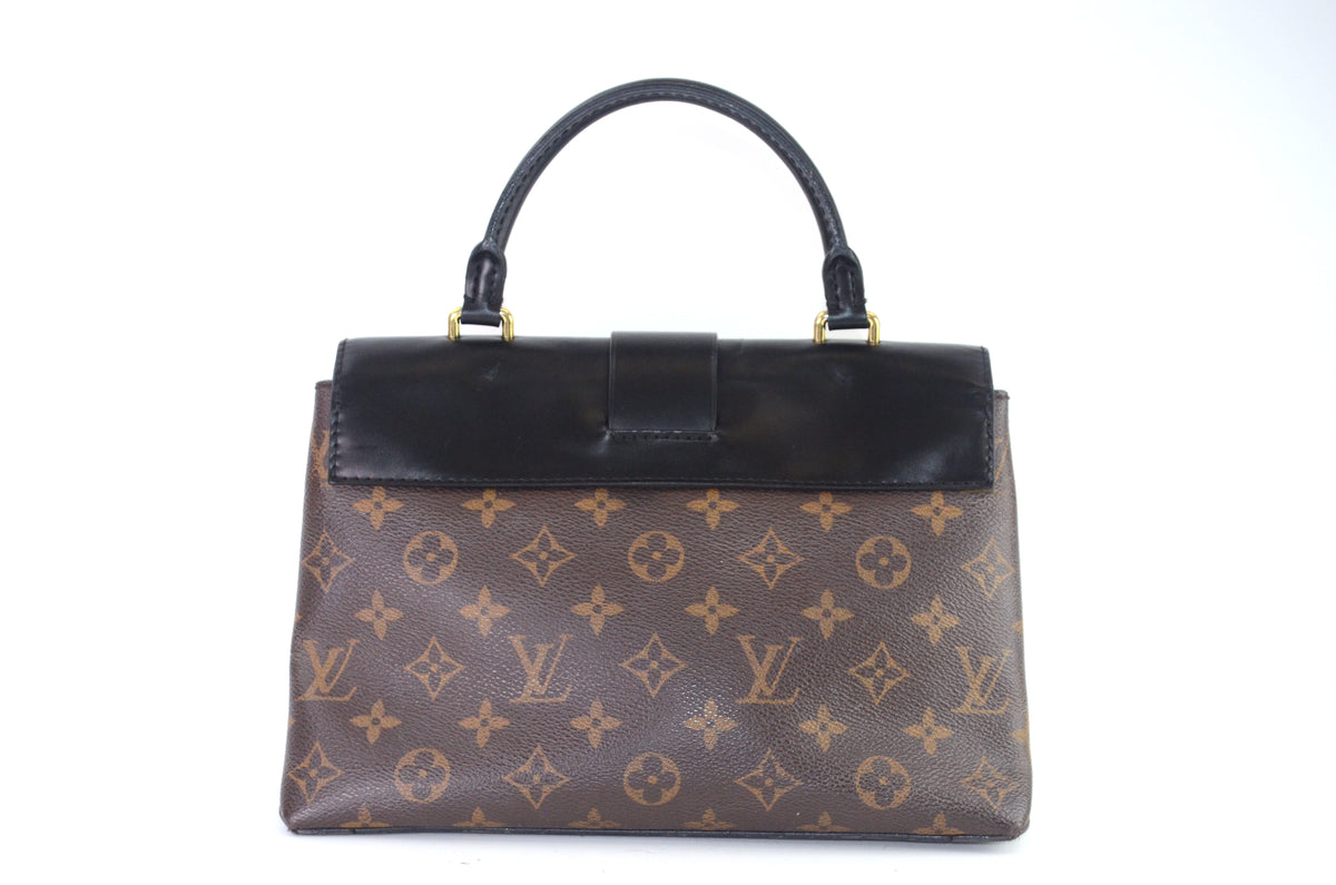 Louis Vuitton One Handle Flap Bag MM Monogram Schwarz