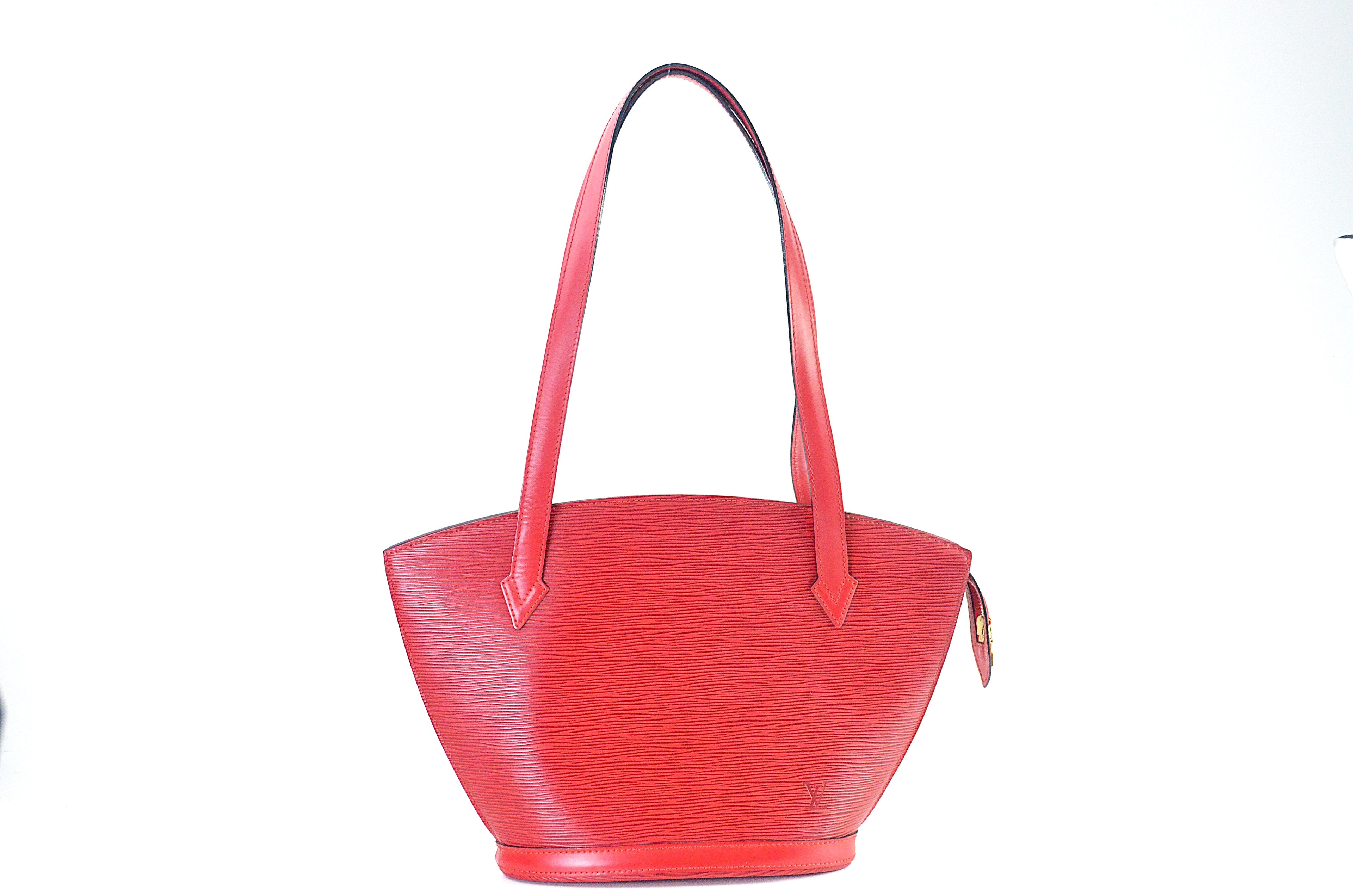 Louis Vuitton Saint Jacques Schultertasche Epi Leder Rot