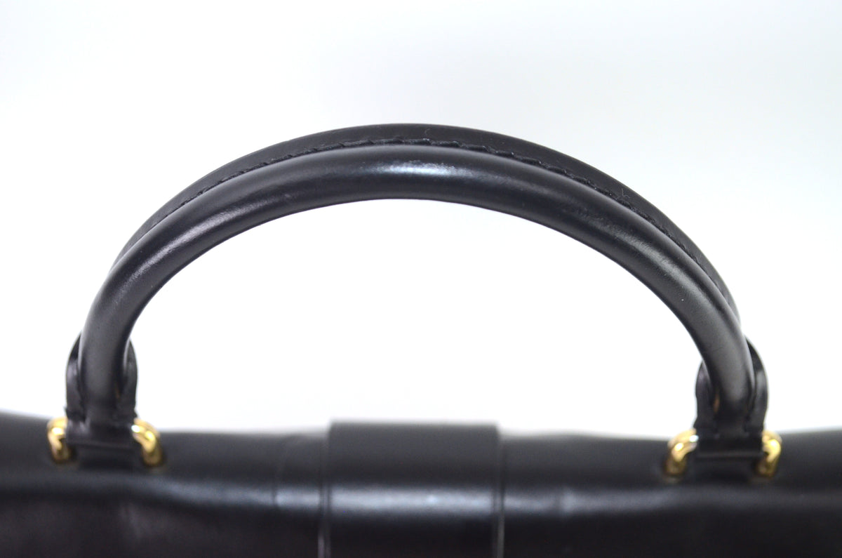 Louis Vuitton One Handle Flap Bag MM Monogram Schwarz