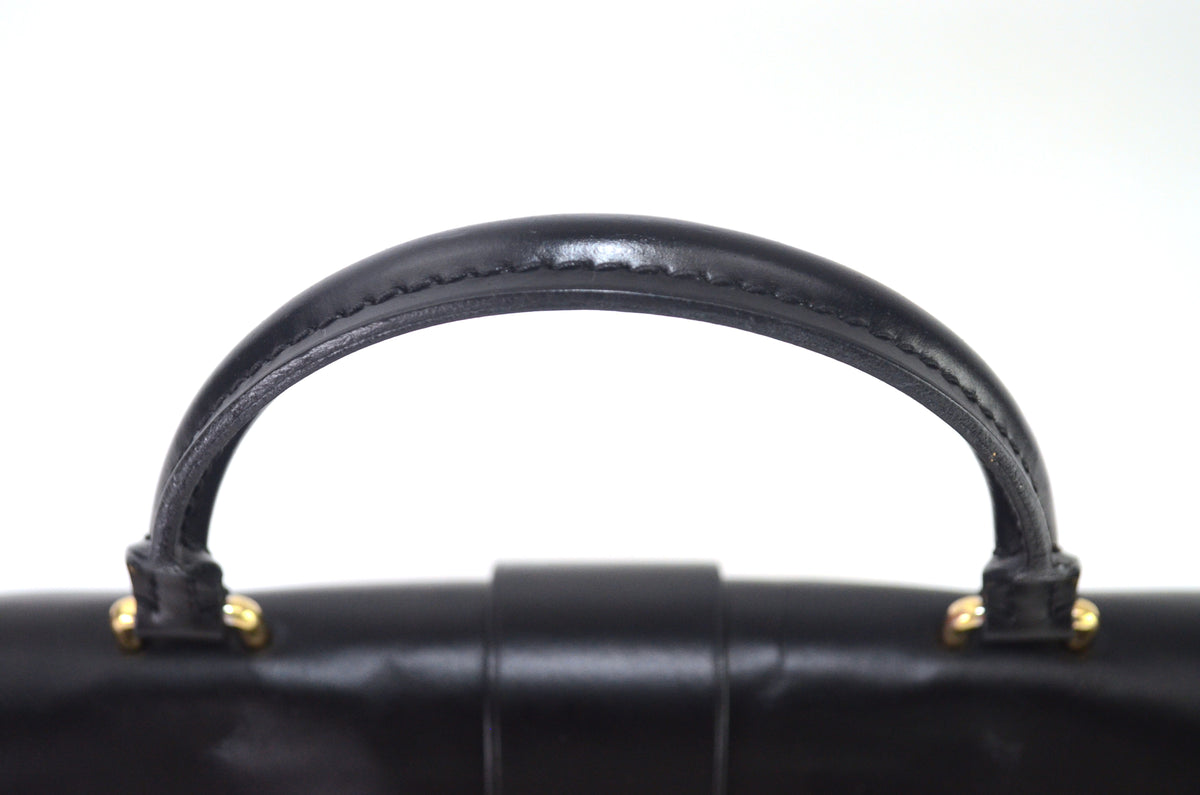 Louis Vuitton One Handle Flap Bag MM Monogram Schwarz