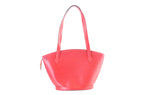 Louis Vuitton Saint Jacques Schultertasche Epi Leder Rot