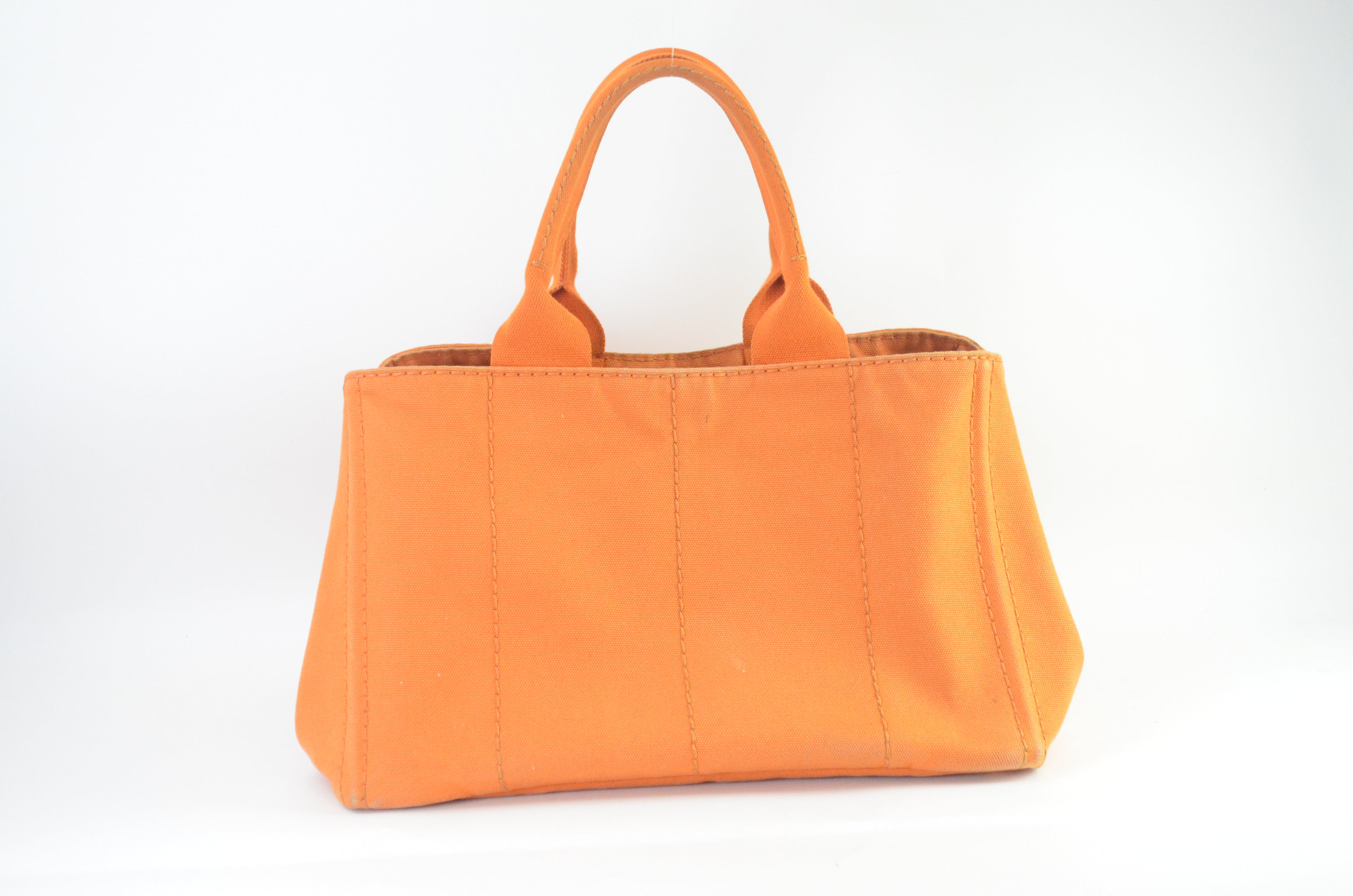 Prada Canapa Canvas Handtasche Orange
