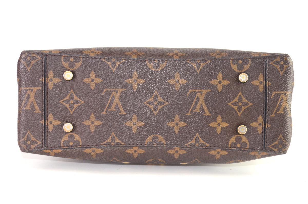 Louis Vuitton One Handle Flap Bag MM Monogram Schwarz