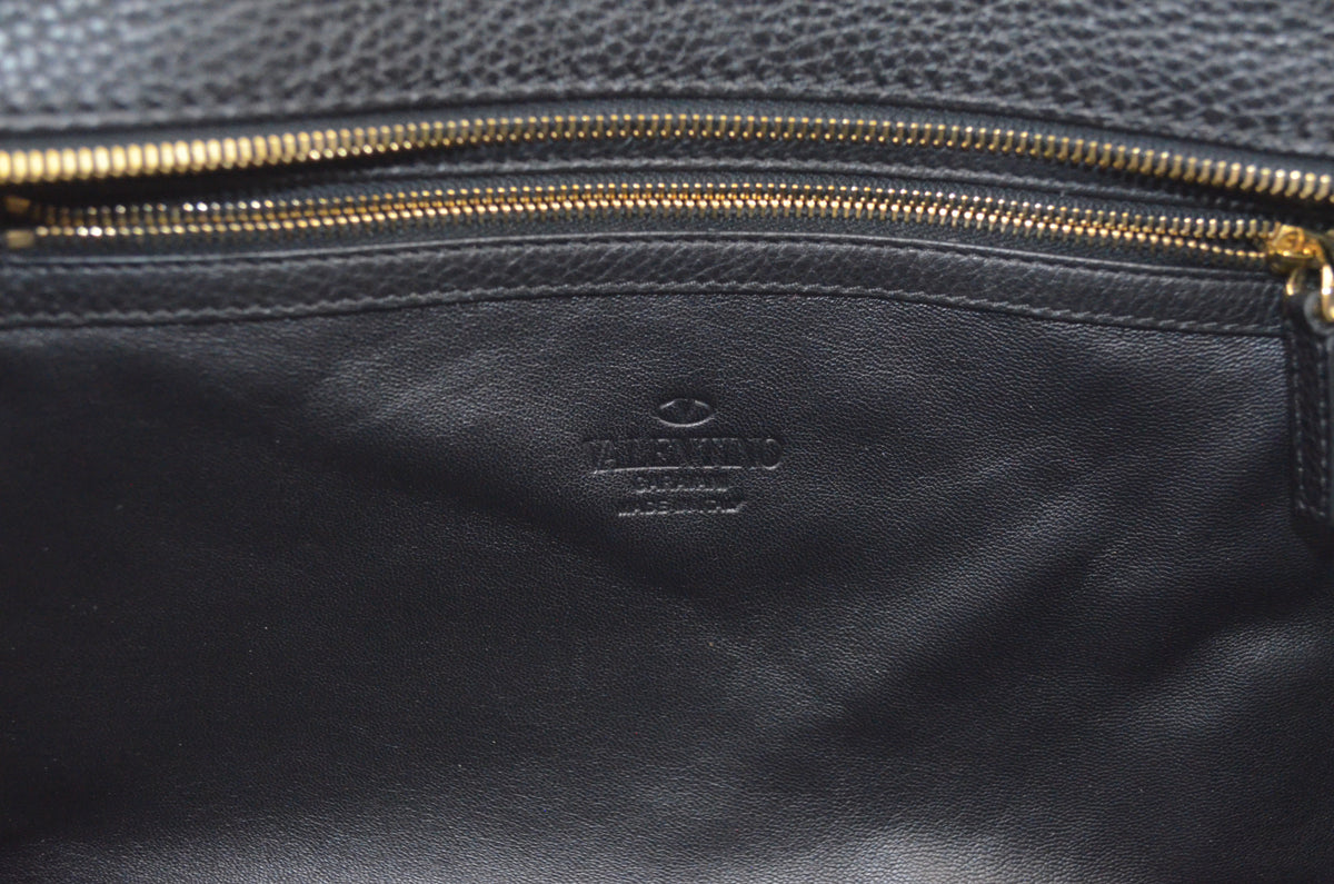 Valentino Garavani The Rope Tote Leder Schwarz