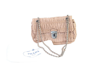 Prada Pink Tessuto Gaufre Shoulder Bag