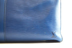 Louis Vuitton Keepall Reisetasche Epi Leder Blau Vintage