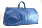 Louis Vuitton Keepall Reisetasche Epi Leder Blau Vintage