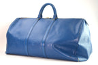 Louis Vuitton Keepall Reisetasche Epi Leder Blau Vintage